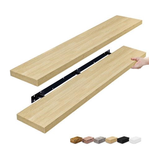 55-Inch Extra Long Floating Shelves (Set of 2)