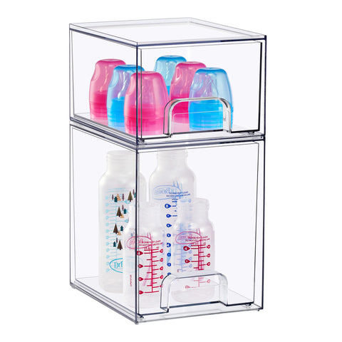 Baby Bottles Storage Drawers Variety Pack