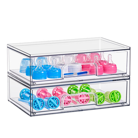 Baby Bottles Storage Drawers