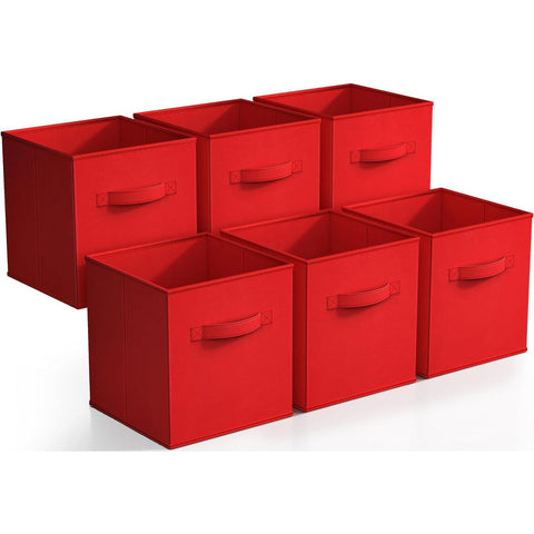 11" Cube Storage Bins (6 Pack)