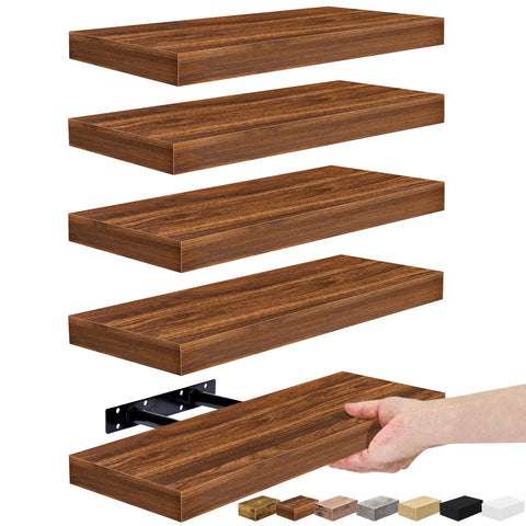 Wall Mounted Floating Shelves (5 Pack)
