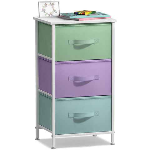 3 Drawer Display Nightstand