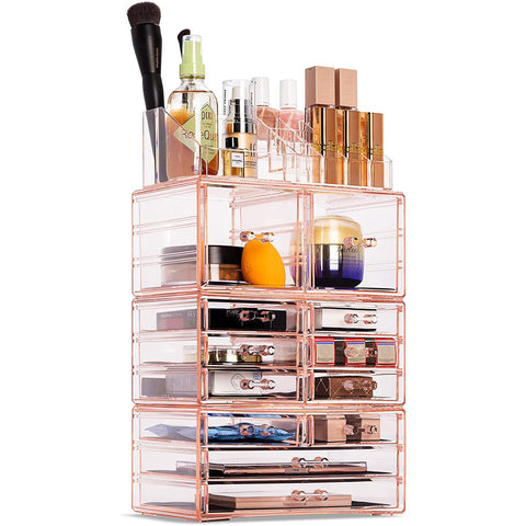 Makeup Organizer Case (12 drawer 4Pc)