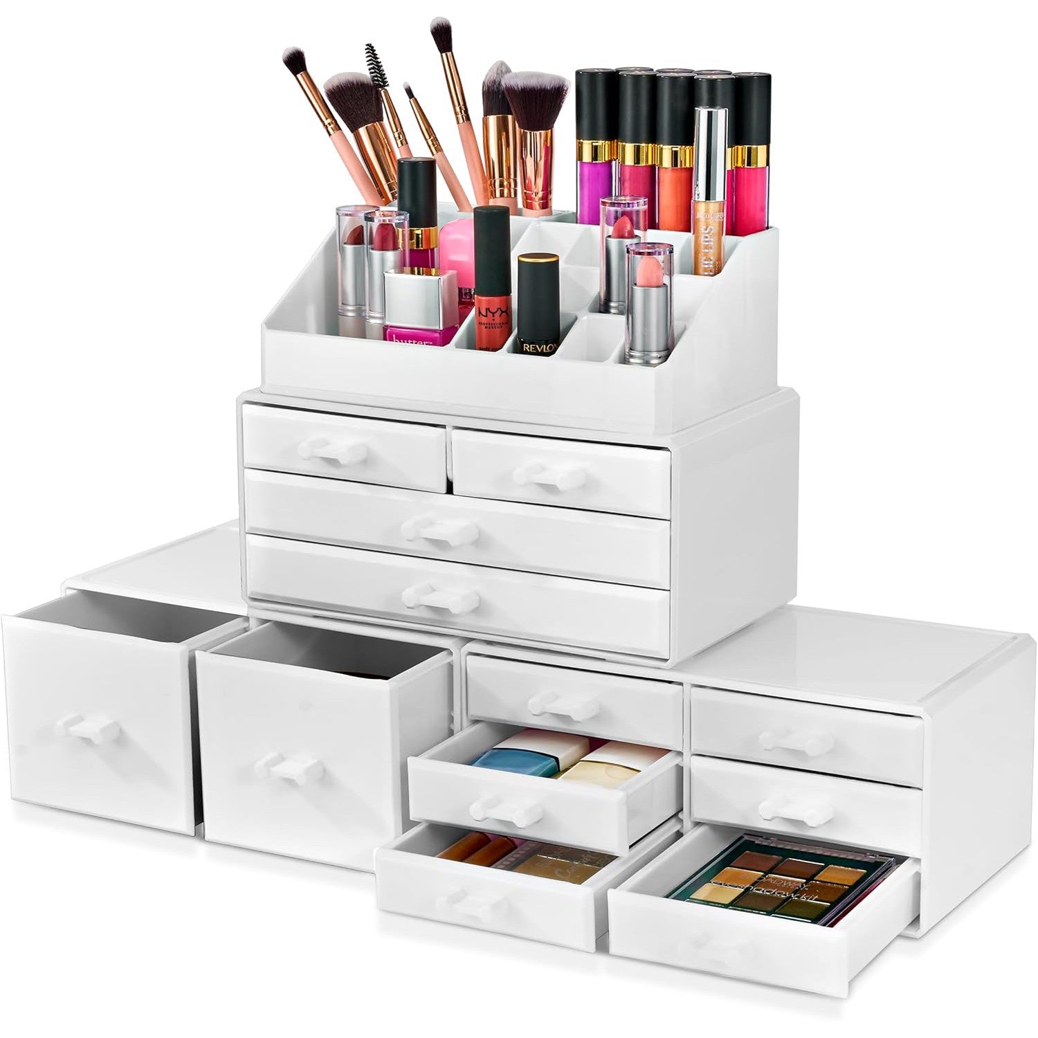 Stackable Makeup Organizer (12 Drawer) – Sorbus Home