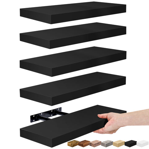 Wall Mounted Floating Shelves (5 Pack)