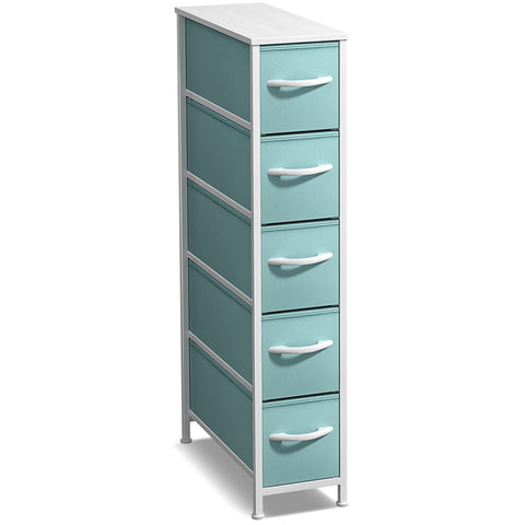 5 Drawer Narrow Storage Tower
