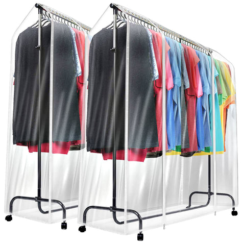 Clear Garment Rack Cover (6 Ft)