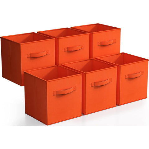 11" Cube Storage Bins (6 Pack)