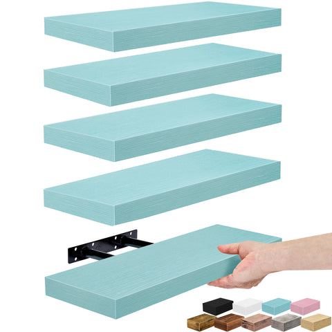 Wall Mounted Floating Shelves (5 Pack)