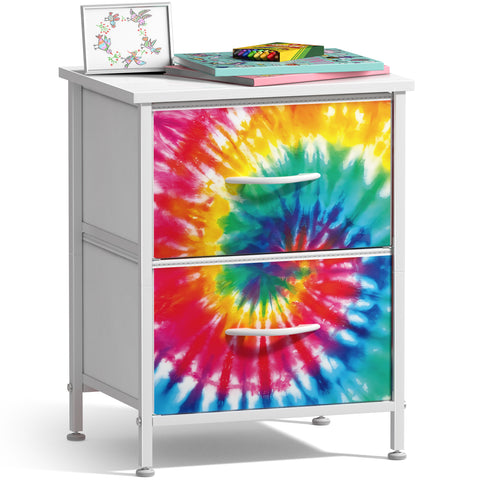 2 Drawer Display Nightstand