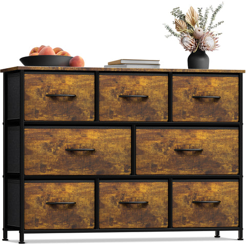 8 Drawer Dresser (Wood Top)