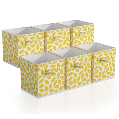 11" Cube Storage Bins (6 Pack)