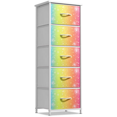 5 Drawer Tower Nightstand