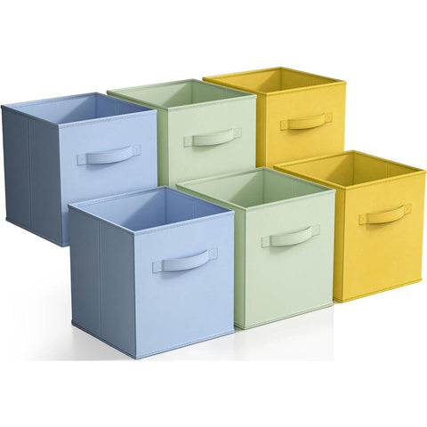 11" Cube Storage Bins (6 Pack)