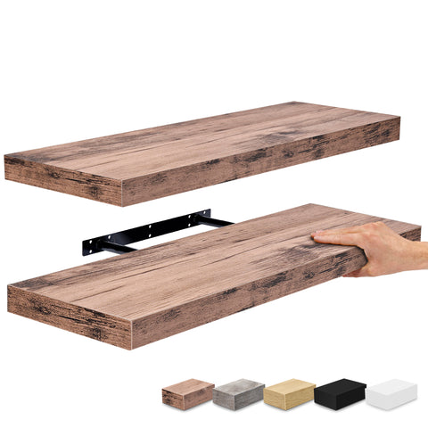 Rectangle Floating Shelves (2 Pack)