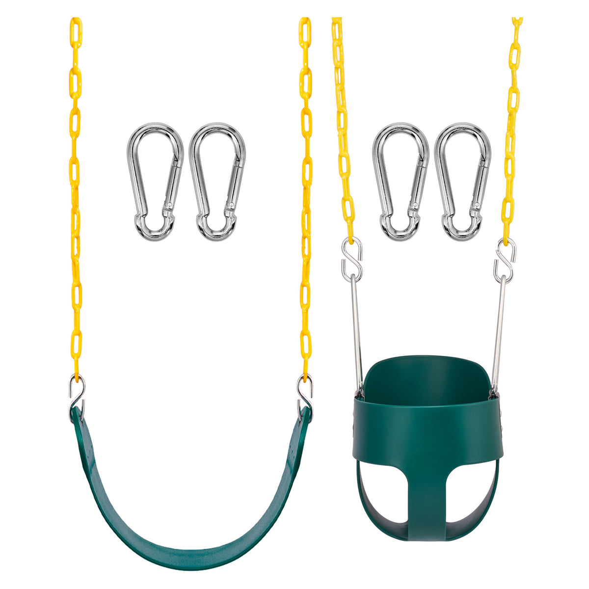 Heavy Duty Bucket and Belt Swing Set