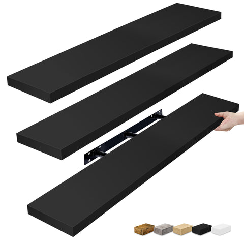 Extra Long Floating Shelves (Set of 3)