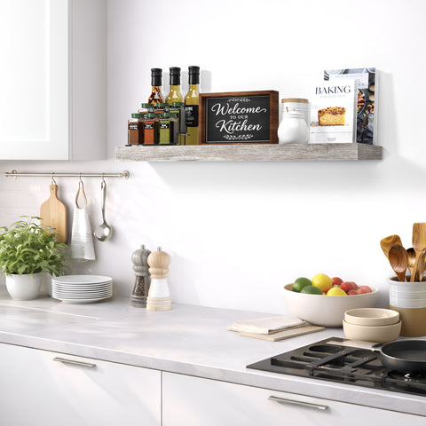 Long Floating Shelf (1-Piece)