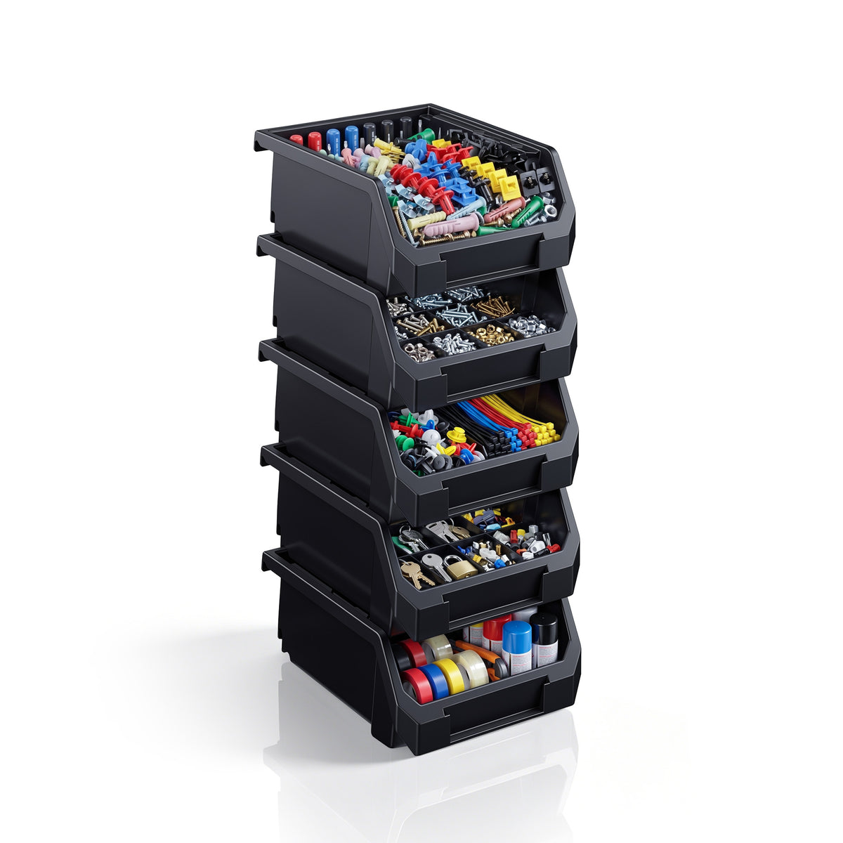 Open Front Garage Storage Bin (Small)