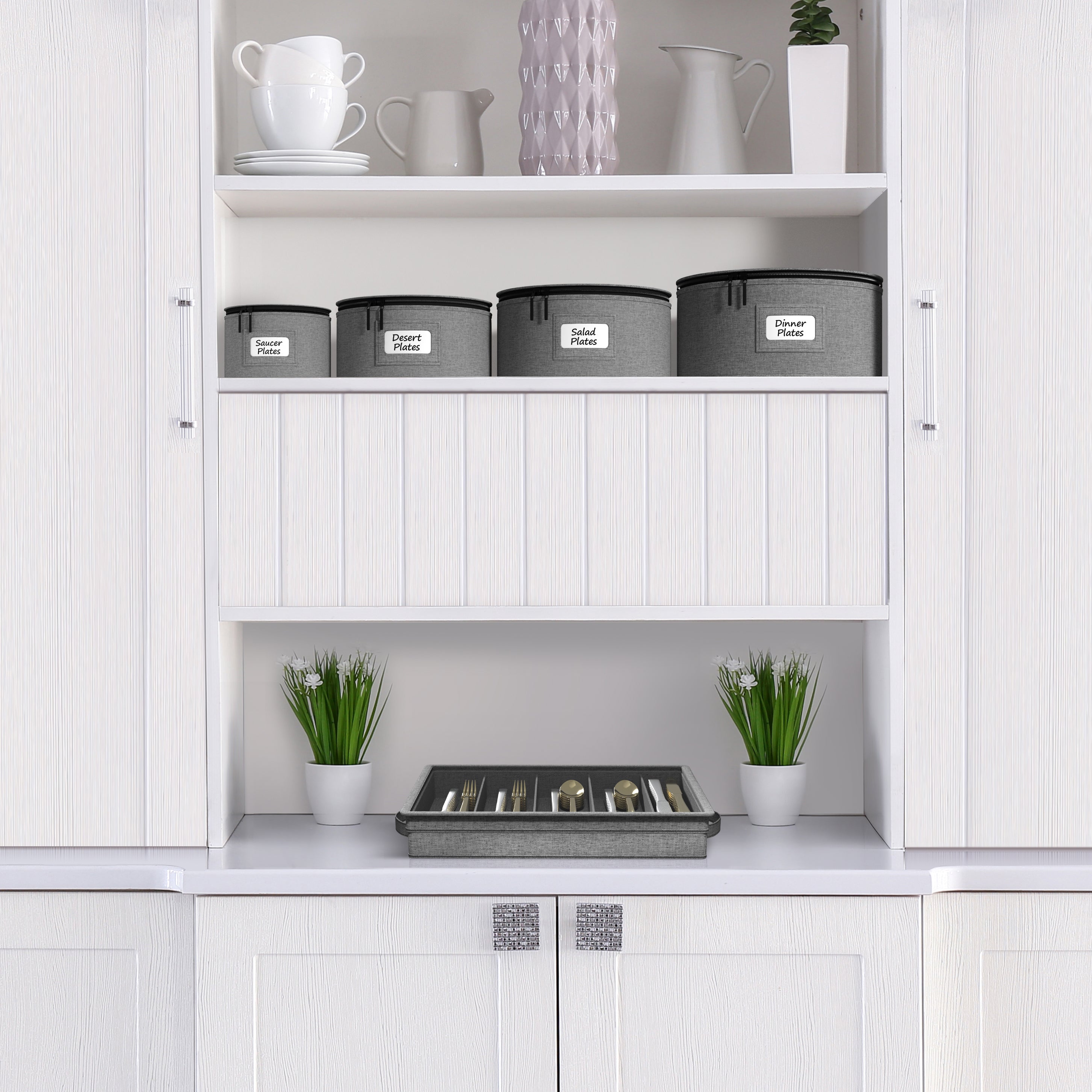 Salad Rack Organizer China Storage Salad Plate Container Dinnerware Organizer (1 Piece ...