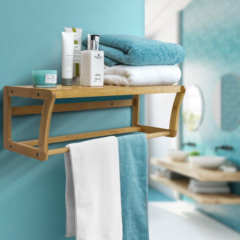 Bamboo Towel Rack