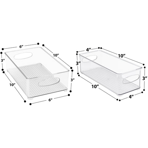 Clear Storage Bins