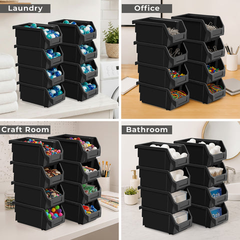 Open Front Garage Storage Bin (Medium)
