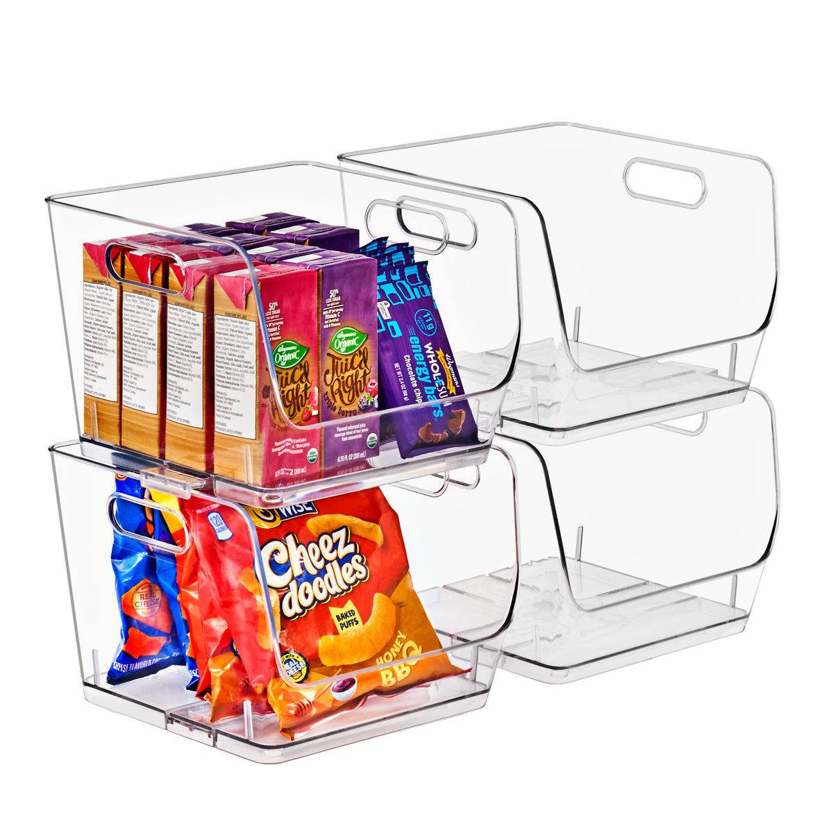 Open Front Storage Bins Square