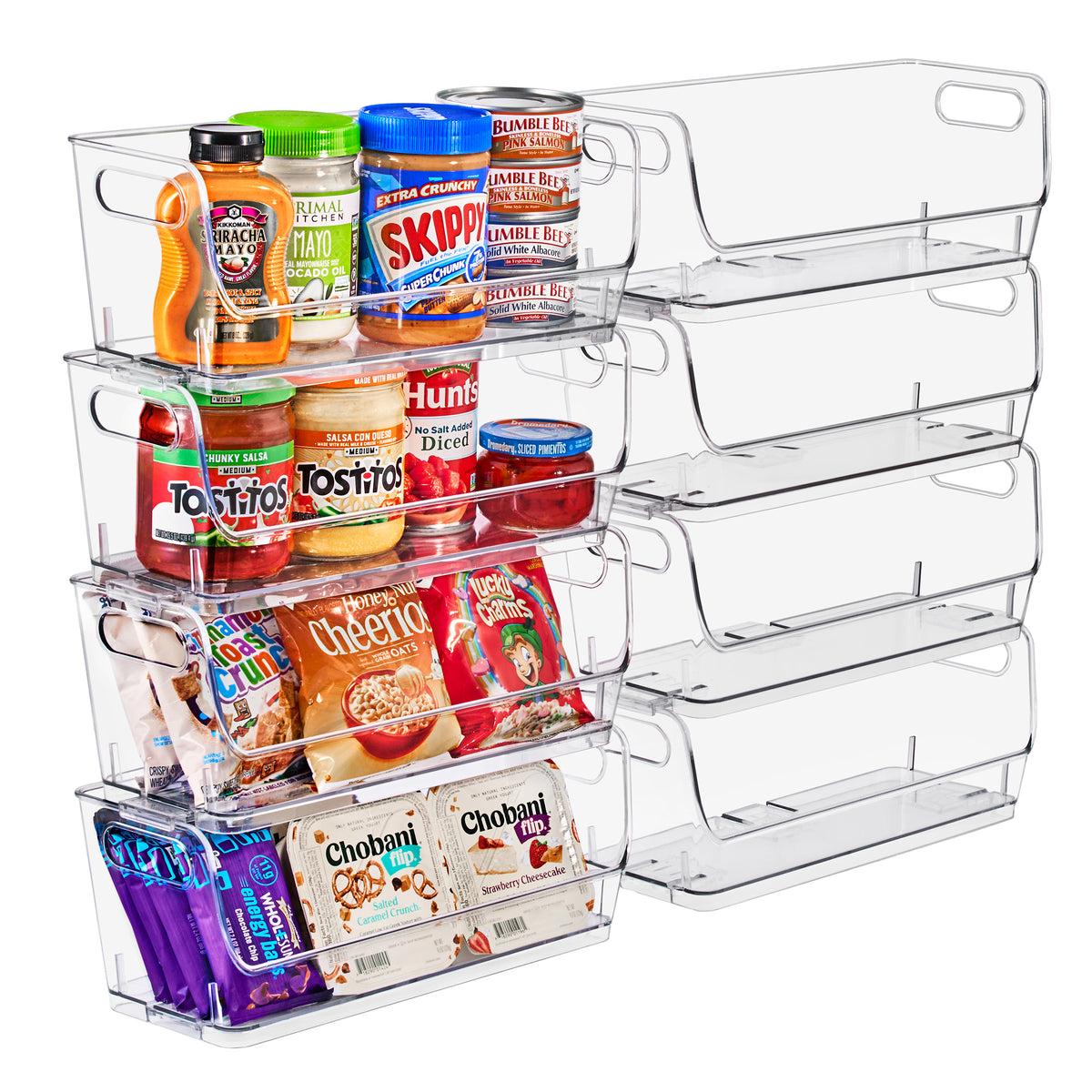 Open Front Storage Bins