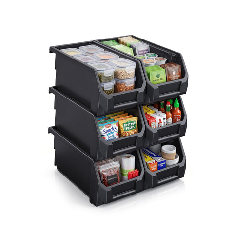 Open Front Kitchen Storage Bin