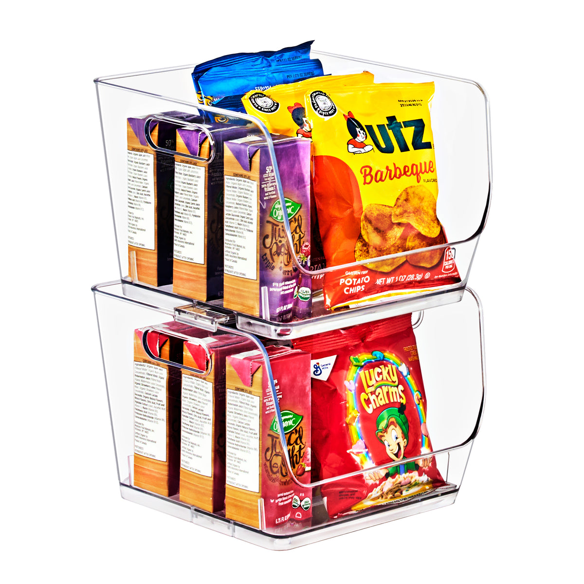 Open Front Storage Bins Square