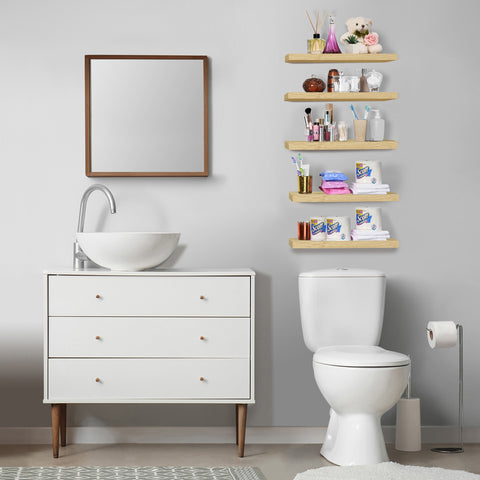 Wall Mounted Floating Shelves (5 Pack)