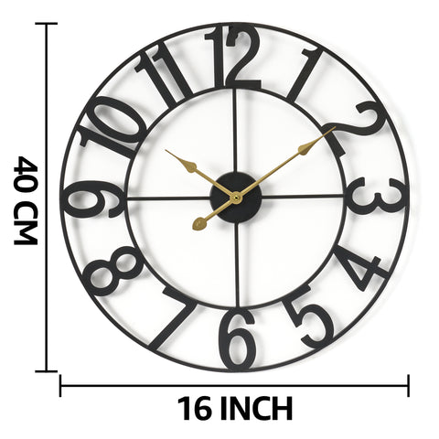 16" Wall Clock (Black)