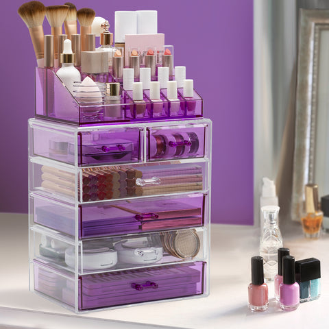 Makeup Organizer Set Tray (6 Drawer)