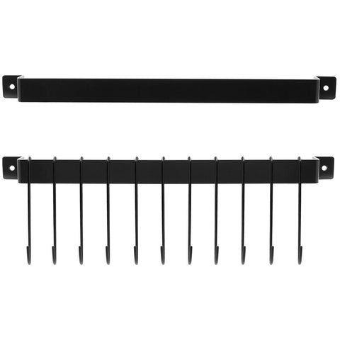 Utensil Rail Bar with Hooks