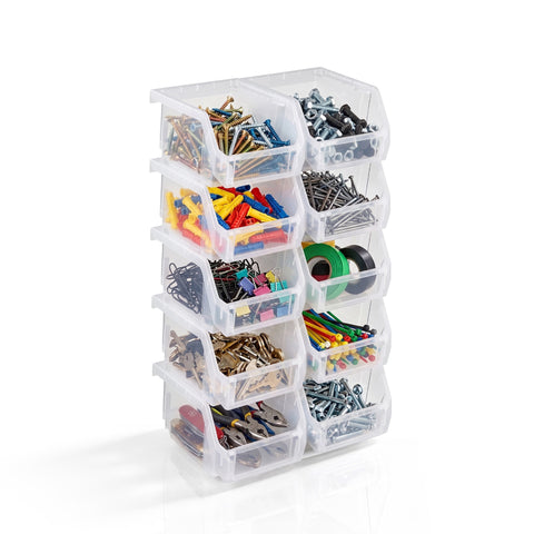 Open Front Garage Storage Bin