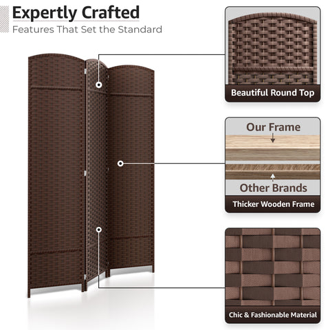 Panel Room Divider (Double Hinged)