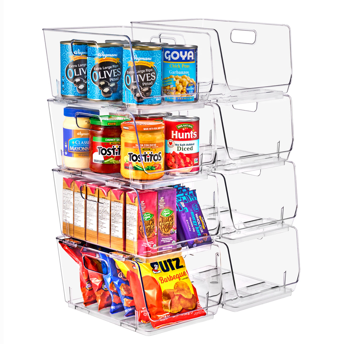 Open Front Bins Set