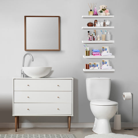 Wall Mounted Floating Shelves (5 Pack)