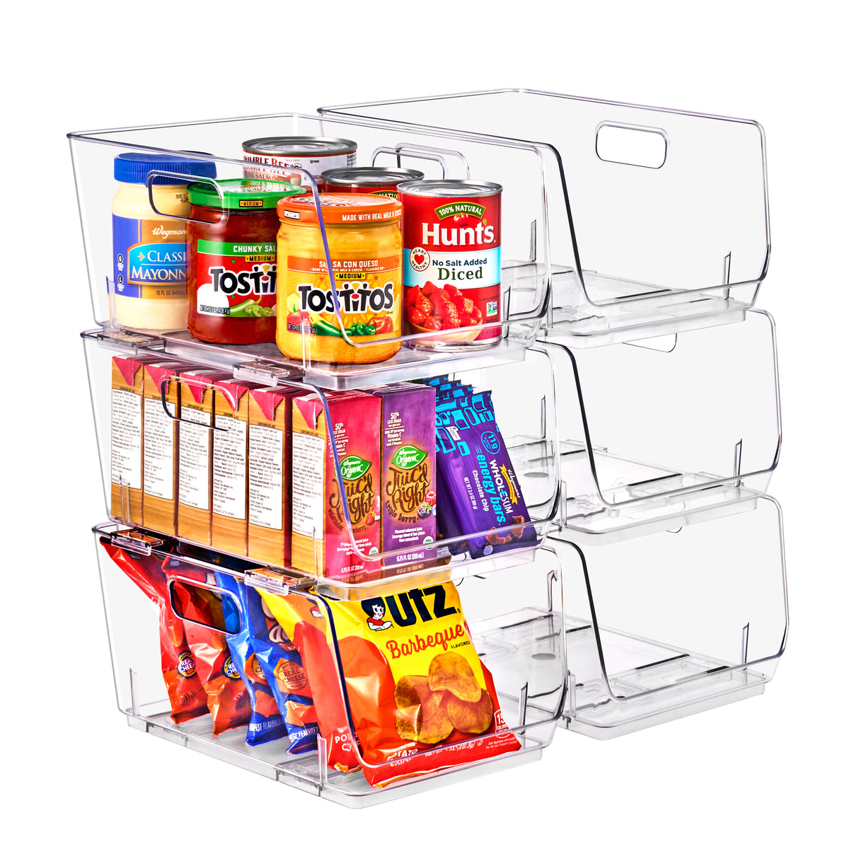 Open Front Bins Set