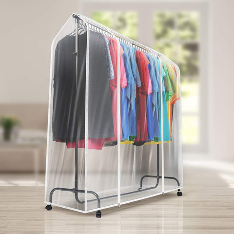 Clear Garment Rack Cover (6 Ft)