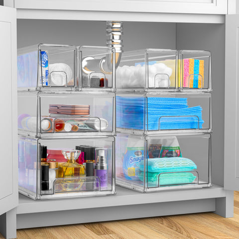 Stackable Pull Out Drawer Organizers