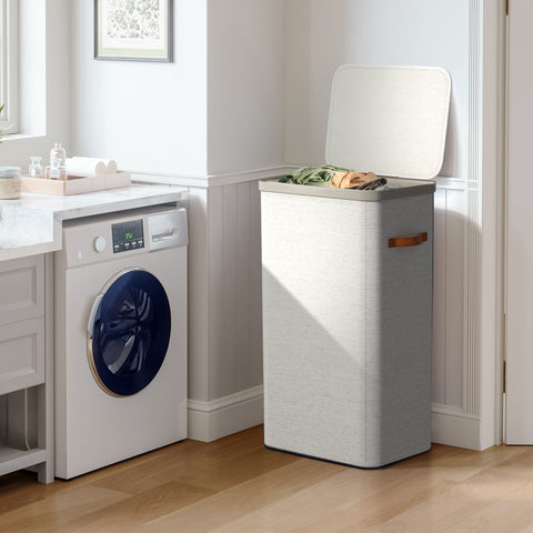 Collapsible Laundry Hamper with Lid - Sorbus Home