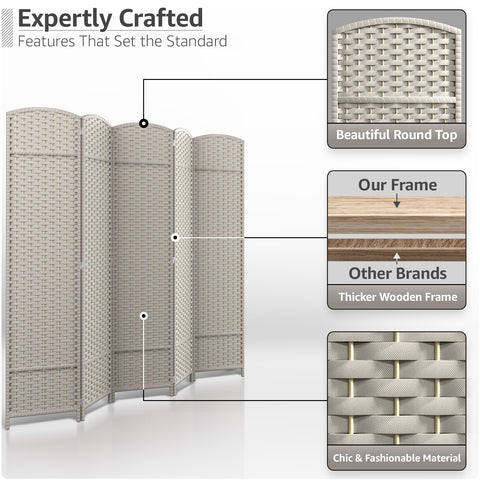 Panel Room Divider (Double Hinged)
