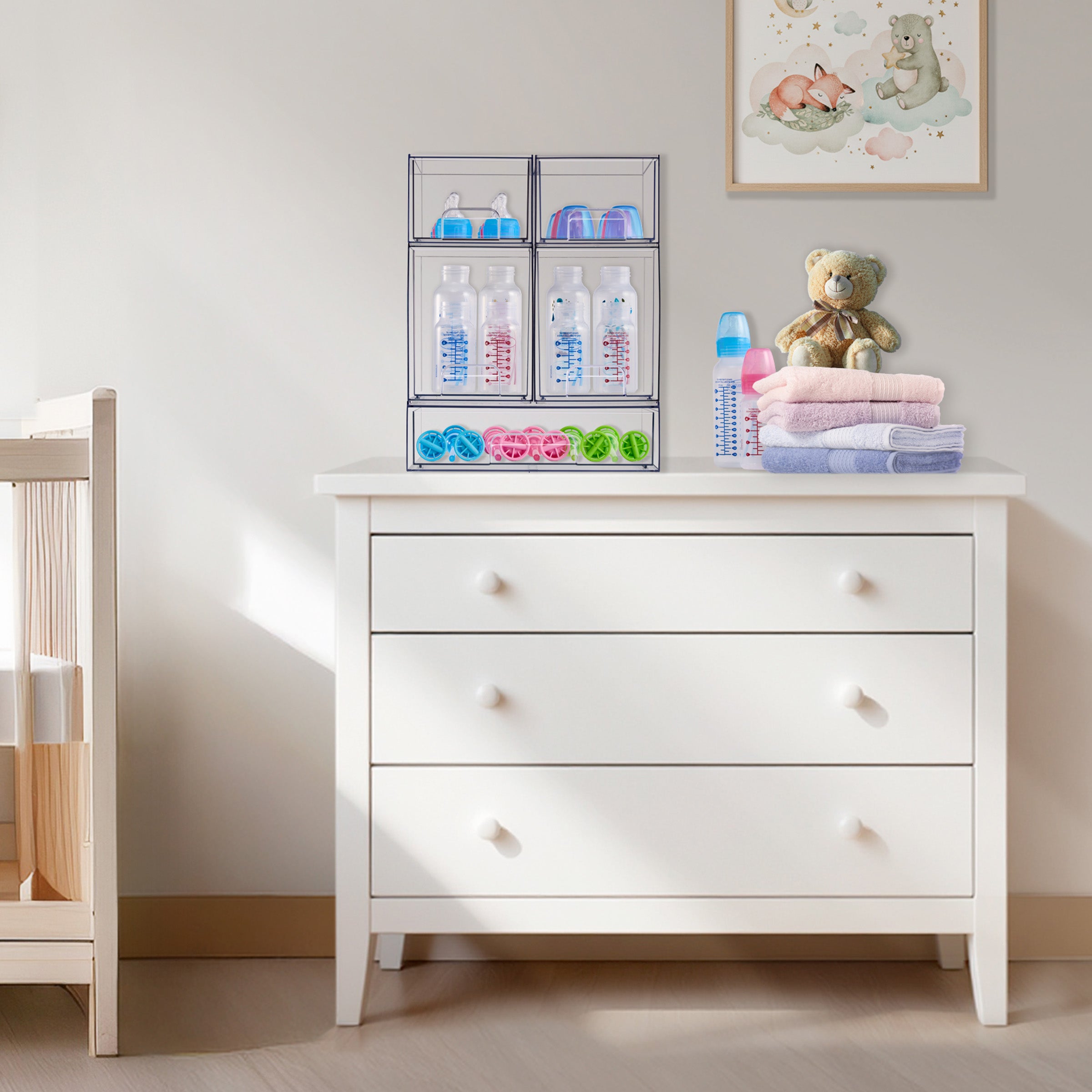 Baby Bottles Storage Drawers - Sorbus Home