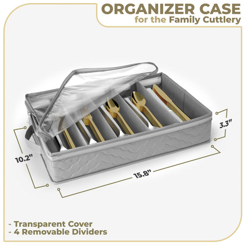 Flatware & Utensil Storage Quilted Case