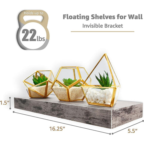 Rustic Floating Shelf (Set of 2)