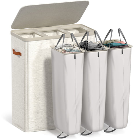 Collapsible Laundry Hamper with Lid - Sorbus Home