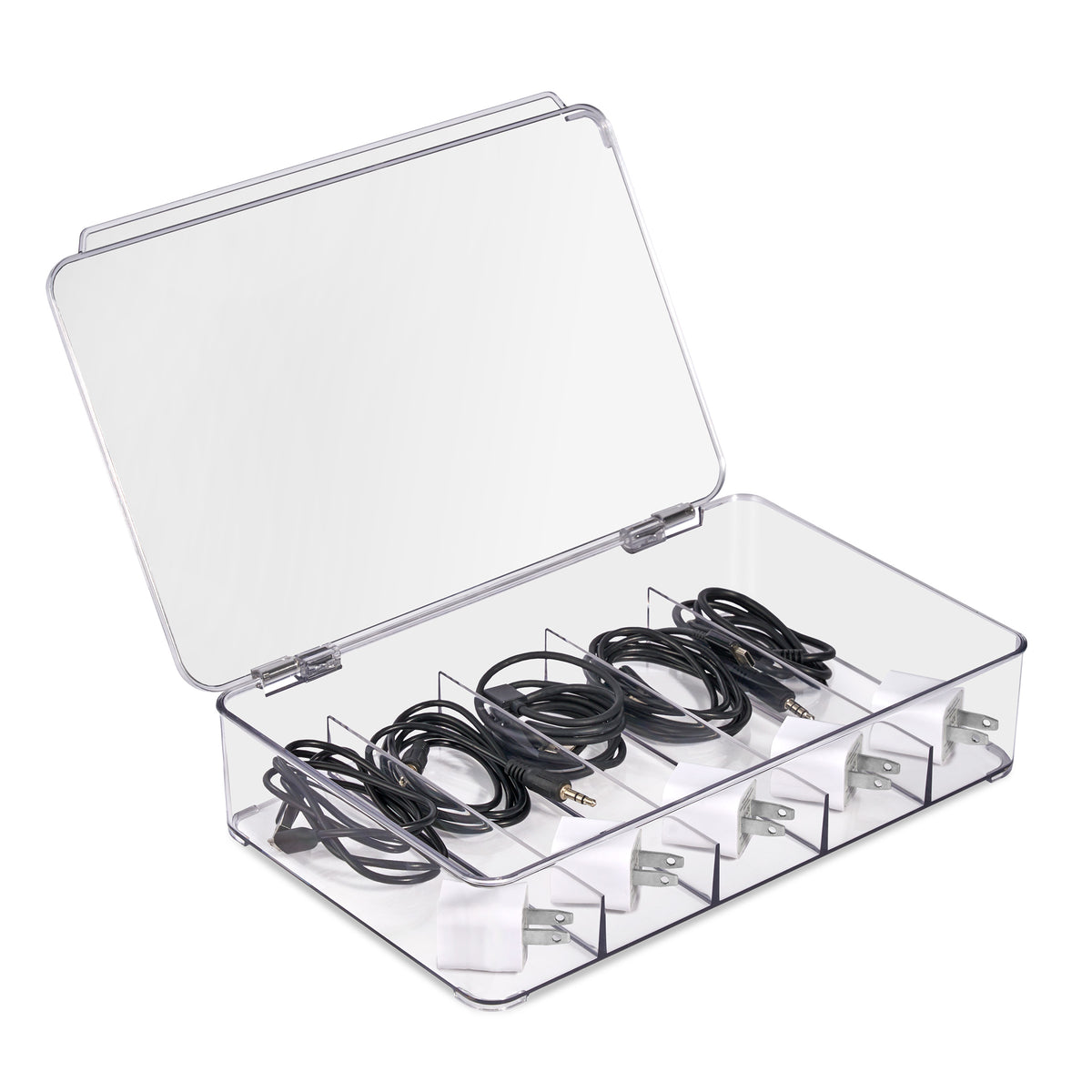 Cable Organizer Storage Boxes with Lid
