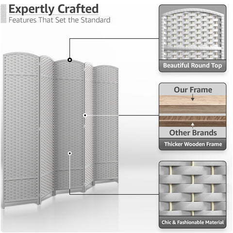Panel Room Divider (Double Hinged)